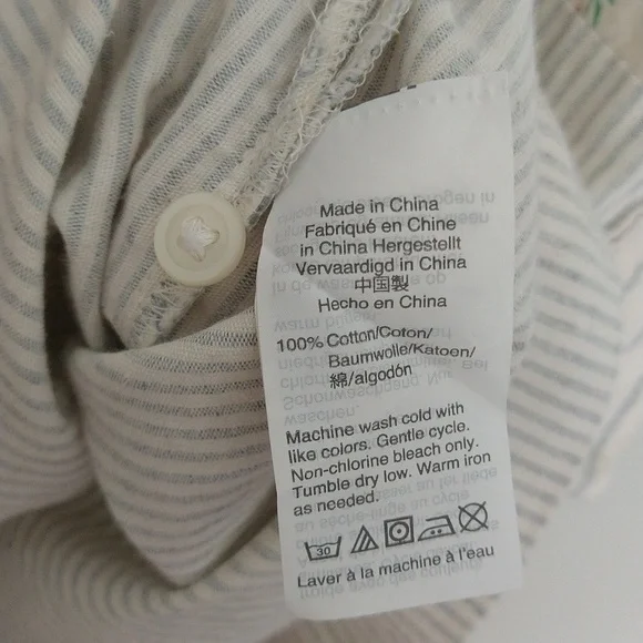 Madewell x The New Denim Project Patchwork Top In Railroad Stripe - Picture 13 of 15